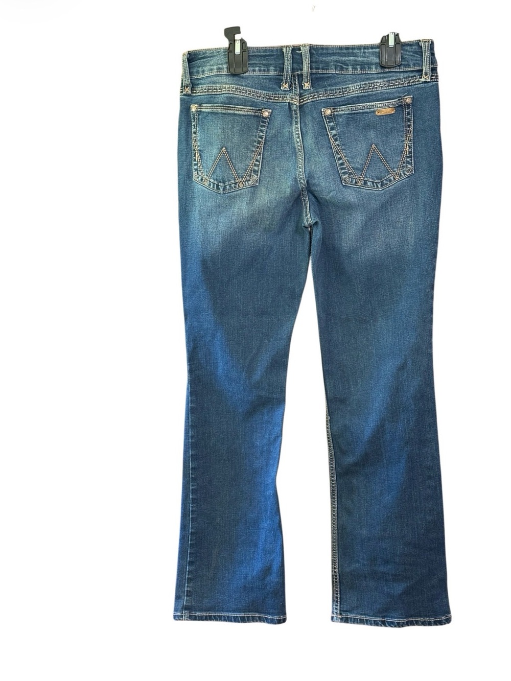 Wrangler Boot Cut Jeans Women’s Size 13/14 x 32 Medium Wash Stretch Denim - Picture 3 of 3
